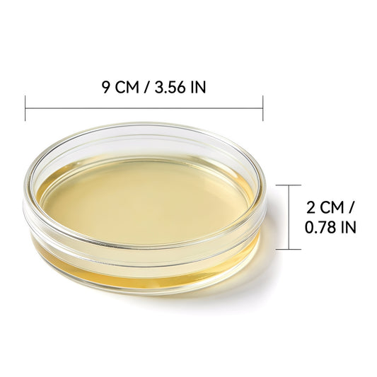 Potato Dextrose Agar (PDA) Plates 10 Pack, Pre-Poured Petri Dishes for Mushroom Cultivation, Science Projects, Mycology, Triple Vacuum Sealed Nutrient Agar