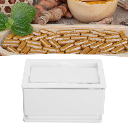 24-Hole Capsule Filler – Manual Powder Filling Machine for Food-Grade Capsules