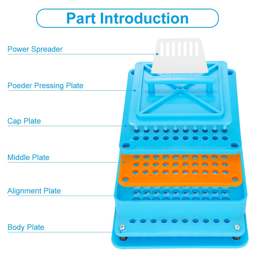 Capsule Filling Machine – 100-Hole Manual Capsule Filler