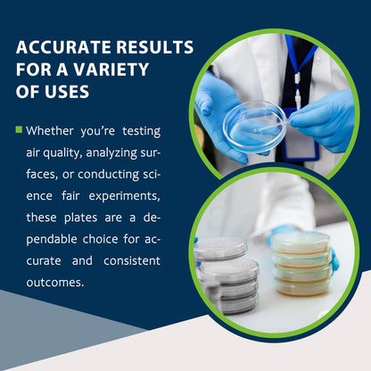 Potato Dextrose Agar (PDA) Plates – 10 Pre Poured Petri Dishes for Mushroom Cultivation & Science Projects